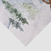 雪の多い森とベビー 薄葉紙 (詳細)