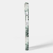 雪の多い森と松の木のクリスマスパターン Case-Mate iPhoneケース (裏面 / 左)