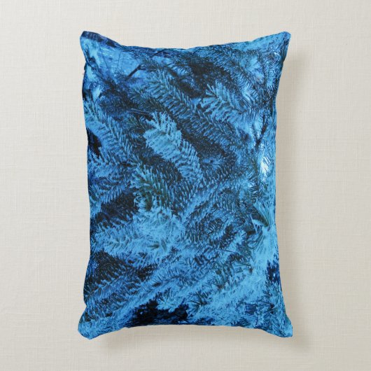 雪の多い森のトウヒ アクセントクッション (正面(垂直))