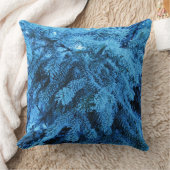 雪の多い森のトウヒ クッション (ブランケット)