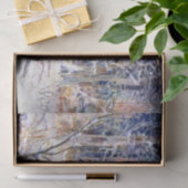 雪の多い森の中の鹿(冬の季節) 薄葉紙 (ギフト)