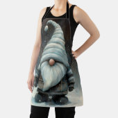 雪の多い森の冬の格言 エプロン (インサイチュ)