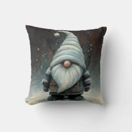 雪の多い森の冬の格言 クッション