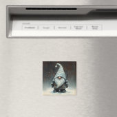 雪の多い森の冬の格言 マグネット (インサイチュ (食洗機))