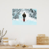 雪の多い森を抜けて国を渡る ポスター (キッチン)