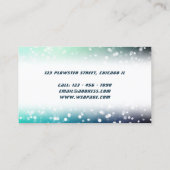 雪の多い気象画像 名刺 (裏面)