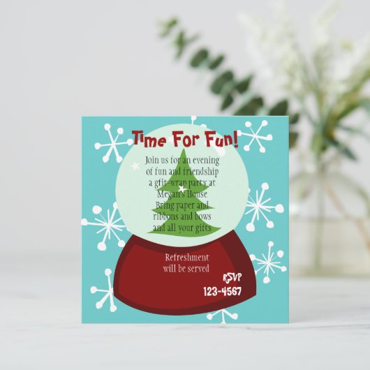 雪の多い雪の塊 招待状 (スタンド正面)