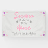 雪の多くのおもしろいが一つになる 横断幕 (横)