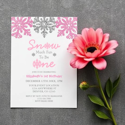 雪の多くのおもしろいの1冬の1日の誕生日 ベラム紙招待状