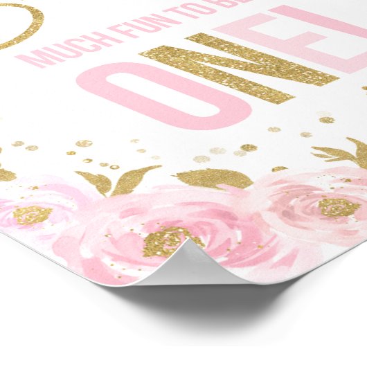 雪の多くのおもしろいは1つの冬のOneDerlandパーティー ポスター (角)