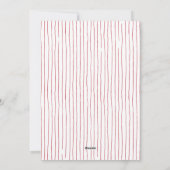 雪の多くのおもしろい冬のパーティー水の色招待状 シーズンカード (裏面)