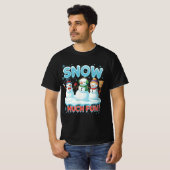 雪の多くのおもしろい | アサルテオン Tシャツ (正面フル)