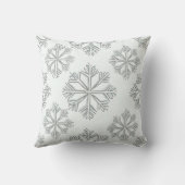 雪の夜にクリスマス枕で暖かい滞在 クッション (裏面)