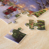 雪の夜のクリスマス ジグソーパズル (側面)