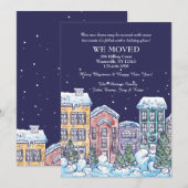 雪の夜の動く発表 シーズンカード (正面/裏面)