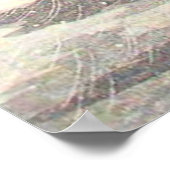 雪の夜の行商人の松亭高橋 ポスター (角)