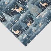 雪の夜の鹿のフィールド 薄葉紙 (詳細)