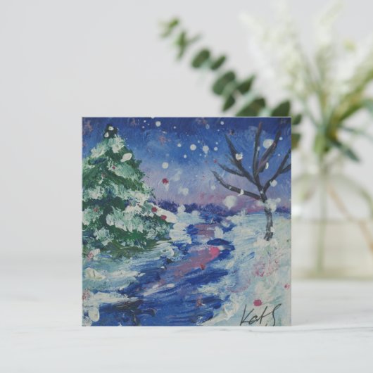 雪の夜 シーズンカード (スタンド正面)