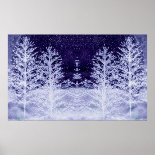 雪の夜 ポスター (正面)