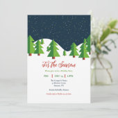 雪の夜 招待状 (スタンド正面)