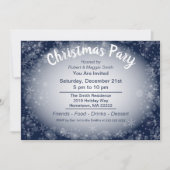 雪の夜 招待状 (正面)