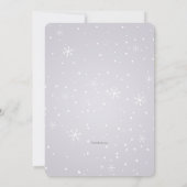 雪の天使の招待状 招待状 (裏面)