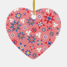 雪の天使の赤及び青