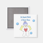 雪の天使は必ず忙し マグネット (正面/裏面)