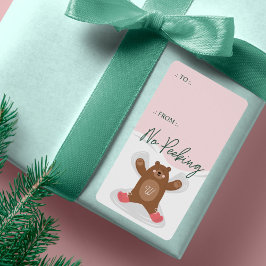 雪の天使を覗き込む森はない ラベル