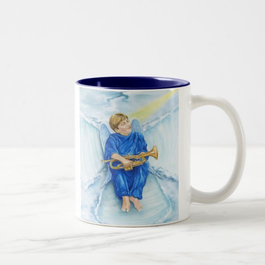 雪の天使 ツートーンマグカップ (右)