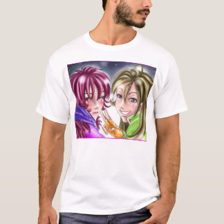 雪の女の子 Tシャツ