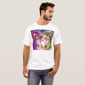 雪の女の子 Tシャツ (正面フル)