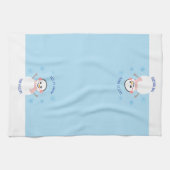 雪の女性クリスマスキッチンタオル キッチンタオル (横)