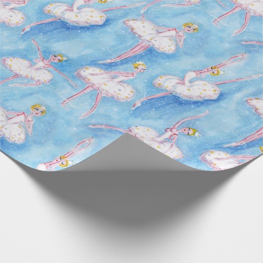 雪の女王のクリスマスの包装紙 ラッピングペーパー (角)