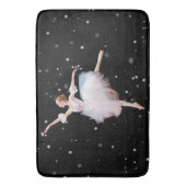 雪の女王のバレリーナ バスマット (正面縦)