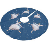 雪の女王のバレリーナ ブラッシュドポリエステルツリースカート (アングル)