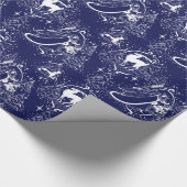 雪の女王の冬の妖精のtoile包装紙 ラッピングペーパー (角)