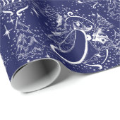 雪の女王の冬の妖精のtoile包装紙 ラッピングペーパー (ロールコーナー)