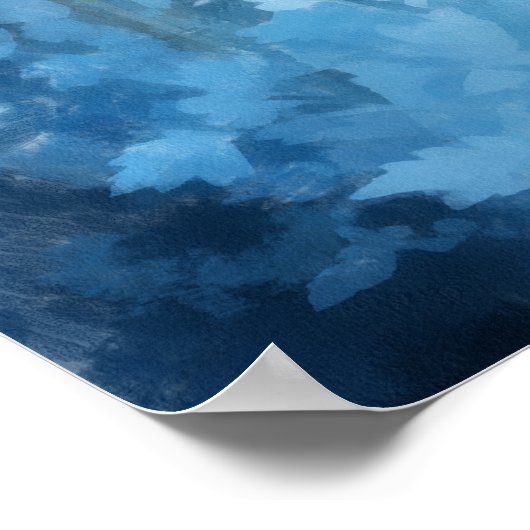 雪の女王ファンタジーアート – 神秘的な冬の女神 ポスター (角)