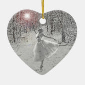 雪の女王 セラミックオーナメント (正面)