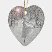 雪の女王 セラミックオーナメント (左)