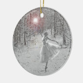 雪の女王 セラミックオーナメント (左)