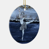 雪の女王 セラミックオーナメント (右)