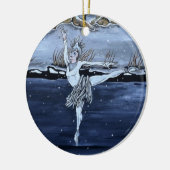 雪の女王 セラミックオーナメント (左)