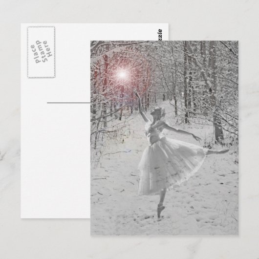 雪の女王 ポストカード (正面/裏面)