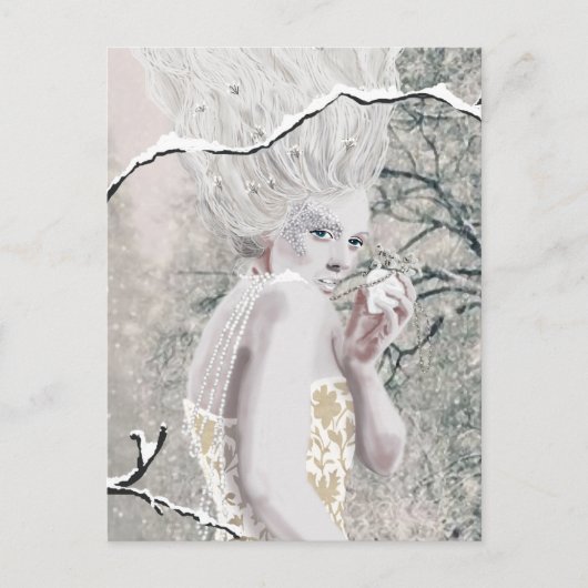 雪の女王 ポストカード (正面)