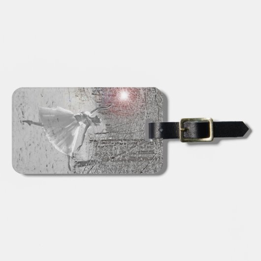 雪の女王 ラゲッジタグ (正面横)