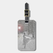 雪の女王 ラゲッジタグ (正面縦)