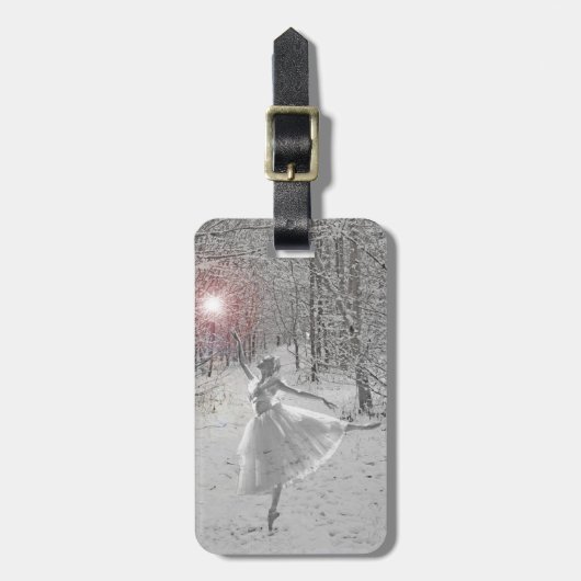 雪の女王 ラゲッジタグ (正面縦)