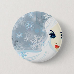 雪の女王 缶バッジ